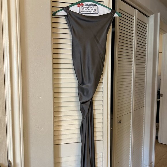 Reformation - Grey - Casette Silk Dress - 0 - Picture 7 of 13